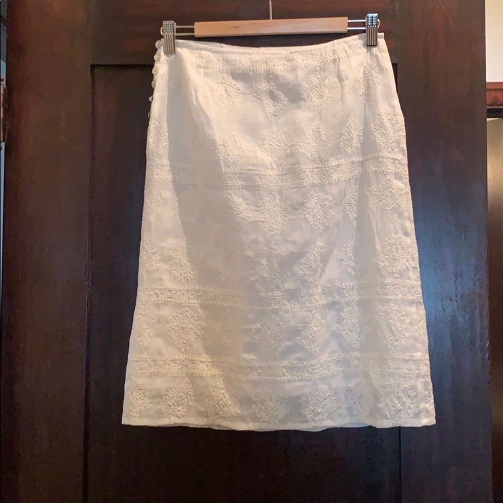 Plenty embroidered skirt
